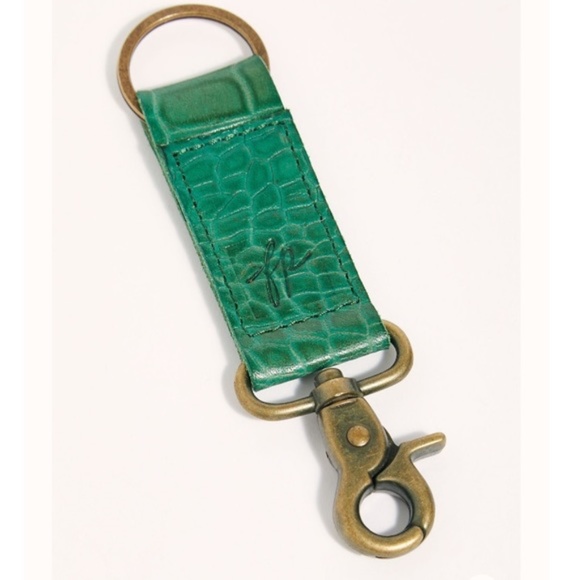Free People Everywhere Embossed leather Keychain - Picture 2 of 4